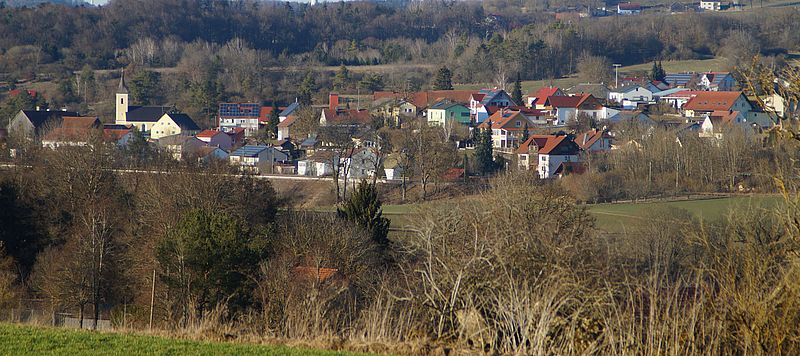 Blick auf Endorf